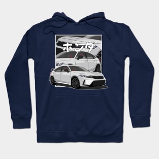 New Civic 11th gen Japanese Comics Hoodie